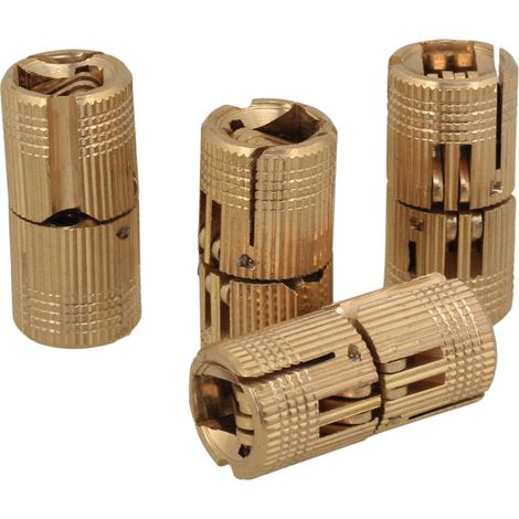 12 mm cuivre Charnière invisible escamotable pour DIY Porte en bois Plan de travail Caravane Lot de 4 (1/5)