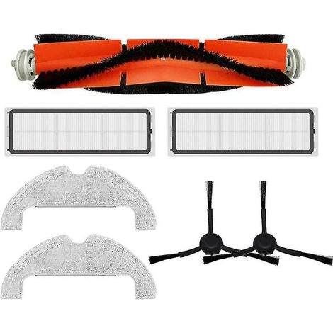 pour Dreame Bot Z10 Pro L10 + filtre Hepa côté brosse principale chiffons de vadrouille (1/5)