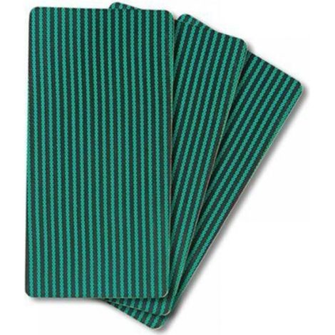 3 pcs Kit de réparation, bâche piscine, autocollant adhésif, tissu durable, vert, pour couverture sécurité (1/4)