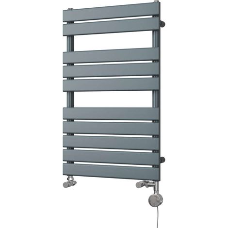 Typhoon - Anthracite Dual Fuel Towel Rail H816mm x W500mm Thermostatic (1/3)