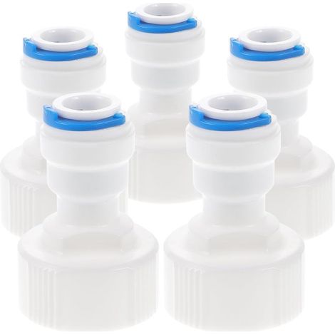 5-teiliger Schlauchreduzieradapter – Gartenschlauch-Gewindeadapter 3/4" Schnellkonvertierung auf 3/8" zum Anschluss von Schlaucharmaturen (1/5)