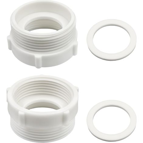 Adaptateur Réducteur pour Siphon Drain G1-1/4 Femelle à G1-1/2 Filetage (1/5)