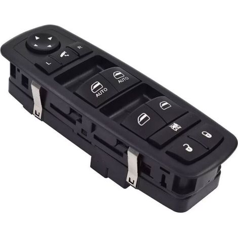 Ensemble de commutateur de lève-vitre électrique automobile 68139806AA, convient aux modèles Dodge et Chrysler 2013-2018, commande le lève-vitre électrique, commutateur principal côté conducteur.