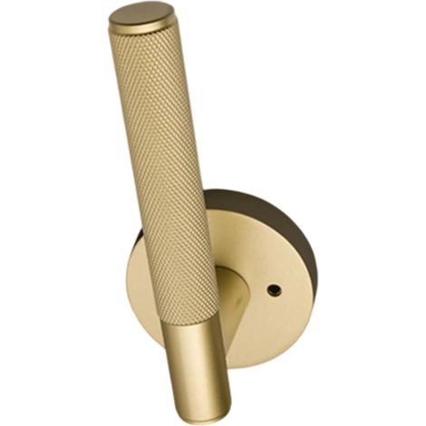 Poignées de porte moletées avec boutons de porte de salle de bain, poignée de porte intérieure moderne, poignée moletée antidérapante