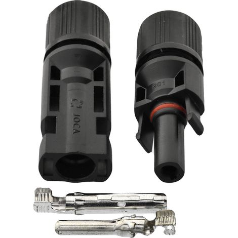 MC4 conector solar Impermeables IP67 macho y hembra para sistemas fotovoltaicos