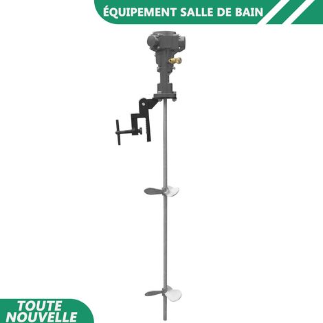 WAOBDLA 1/2HP 50-gallon mélangeur pneumatique de poudre de putty en acier inoxydable 50-2000rpm pour l'agitation