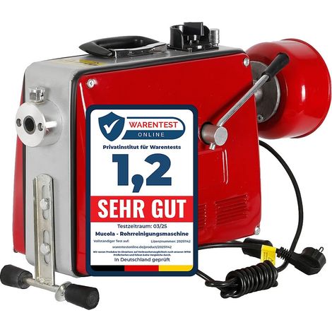 Rohrreinigungsmaschine 500W 16mm Rohrreinigungsgerät Rohrreiniger Abflussreinige (1/6)