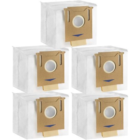 Pack of 5 replacement dust bags for Ecovacs Deebot T8T9AIVI+/POWER/Pro vacuum cleaner (1/5)