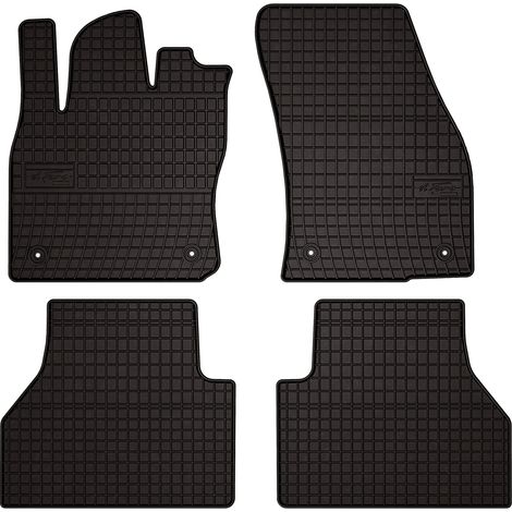 Alfombrillas de goma para coche: Ford Tourneo Connect III kombivan (2022-) - negras, ajustadas (1/5)