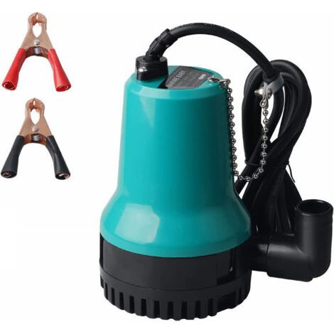 QORVA-Pompe immergée DC 12V 50W 4200L/H – Drainage efficace pour puit, piscine, cave – Technologie centrifuge – Câble de 5m (1/5)