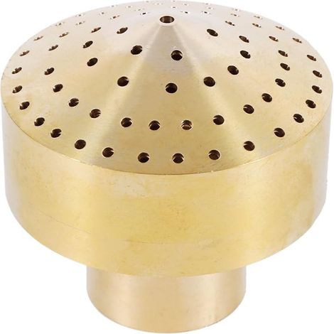 1 Buse Gicleur Laiton Multi-Directionnelle Forme Feu Installation Facile Pour Étang Et Jardin Extérieur Durable
