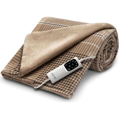 Imetec 16936 Couverture Chauffante Beige 180x140 cm (1/8)