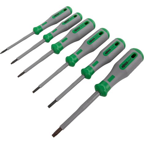 Lot de 6 tournevis VDE 1000 V - Manche isolé à deux composants - Torx (T) (1/4)