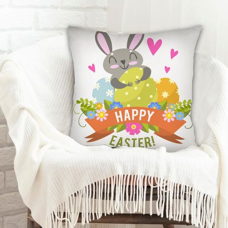 Housse de coussin moderne design cachée zippée pour Noël, anniversaire, la Fête des Pères, la Fête des Mères (1/5)