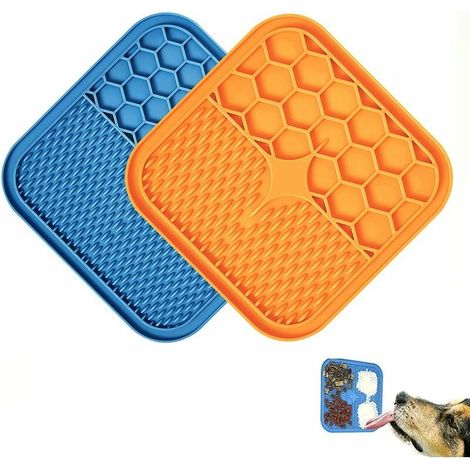 Filiyano-2 tapis de léchage pour chien, anti-étouffement et antidérapants avec ventouse, gamelle anti-glouton (1/5)