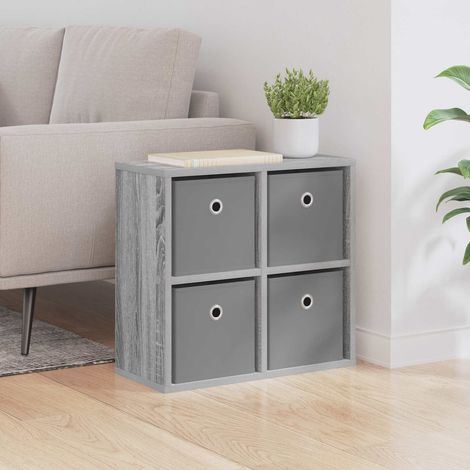 vidaXL Credenza Grigio Sonoma 49,5 x 22 x 47 cm (1/5)