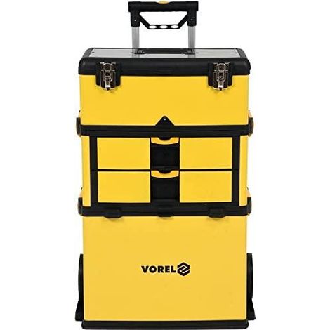 Vorel 78738 Carrello porta attrezzi robusto e mobile nero (1/3)