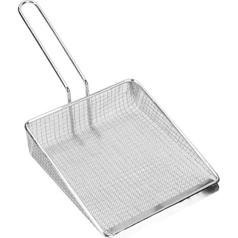 Multifonction Cuisine Acier Inoxydable Cuisson Alimentaire Pelle Frites Franais Maille Scooper Crépine Filtre (Maillage Haute Densité) (1/5)