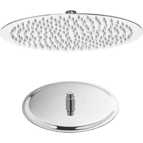 Runde Kopfbrause poliertem Edelstahl Regendusche Durchmesser 30 mod. Thin Line