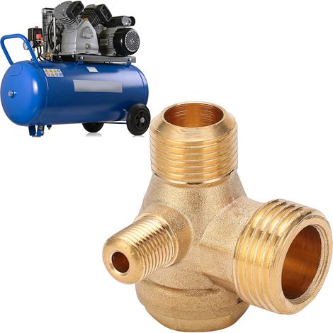 Clapet anti-retour unidirectionnel 1/23/8 chanfreiné10 mm pour compresseur d'air 1100 W, compresseur silencieux sans huile. (1/5)
