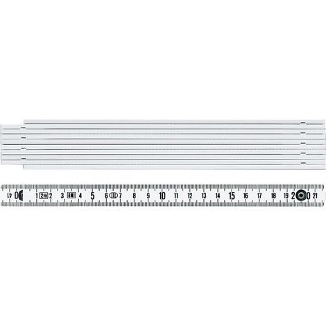 Regla plegable 1041 L.1m mm / cm EG III Ku.weiß BMI