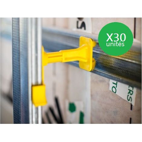 Isover – Appui Optima 2 140mm – Panneau composite pour épaisseurs 120-140mm – Lot de 30 unités – Installation sans outil