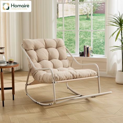 Stahl Rattan Beistelltisch rechteckig en Rattan 40 x 40 cm HOMAIRE (1/5)
