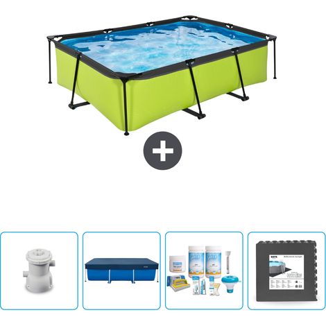 Exit Pool Rechteckig - 220x150x65 cm - 5-teilig SCB3 (1/4)