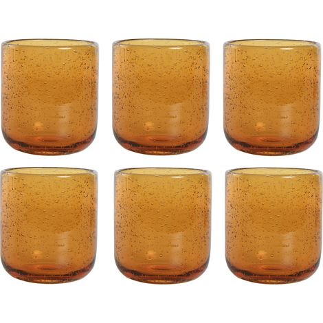 Vaso Set 6 Cristal 8,3X8,3X9,3 320Ml Burbujas (1/4)