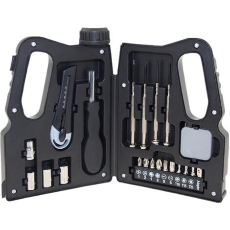 Heimwerker-Werkzeugset, Handwerkzeug-Set mit Aufbewahrungskoffer in Form eines Ölfasses – Tragbares Heimwerker-Werkzeugset, 17,3 x 12,3 x 4,4 cm