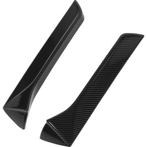 2-teiliger Heckseitenspoiler in Carbonfaser-Optik für SEAT LEON 5F FR Mk3 (2013–2021), links und rechts, Außenverkleidung