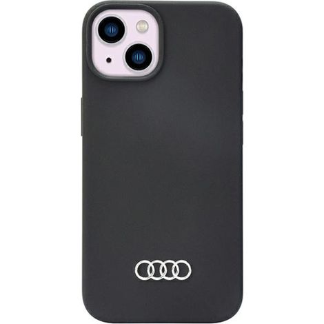Custodia in silicone Audi per iPhone 14 (nera) (1/5)