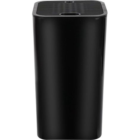 Soporte cuadrado para cuchillos de cocina，Soporte para cuchillos que ahorra espacio (sin cuchillo)，Seguro y ahorra espacio (negro) (1/5)