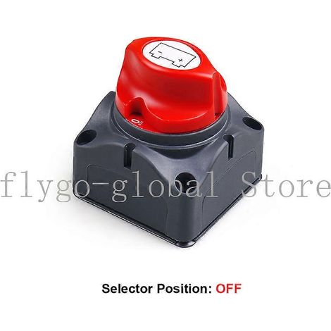 Compatible avec les sélecteurs/isolateurs/interrupteurs rotatifs/coupe-circuits de batteries automobiles/camping-cars/bateaux 12 V-60 V 100 A-300 A (1/5)