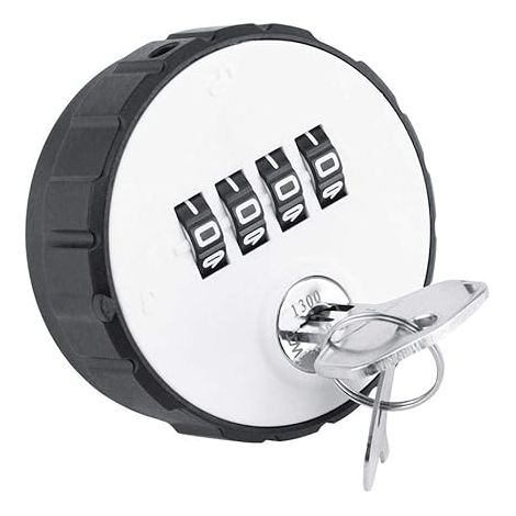 Serrure à Combinaison, Serrures à Code à 4 Chiffres Serrure Boite Aux Lettres en Alliage de Zinc, Came Sans Clé de Meuble, pour Armoire, Tiroir, Boîte aux Lettres (26 mm) (1/5)
