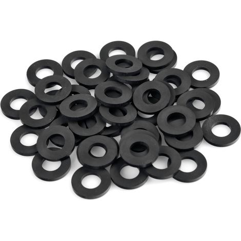 Set 50 pezzi guarnizione in gomma, Ø 10,2x20,3x2,3 mm (1/3)