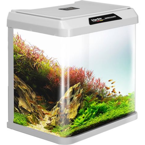 Acquario Kruger Meier Como da 7 litri - set acquario bianco (1/5)