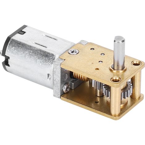 Mini micromoteur à engrenages métalliques N20 DC12V à réduction de vitesse, rotation horaire/antihoraire, 16 tr/min (1/5)
