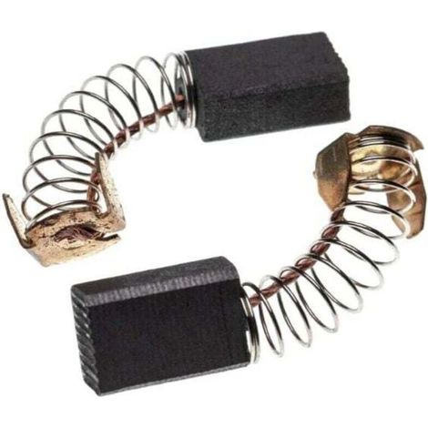 2 spazzole di carbone per motore 6 x 10 x 15 mm compatibili con motori elettrici Makita 1001, 1100, 1125 (Antigua), 1600, 1800, 2106, 2106 W (1/2)