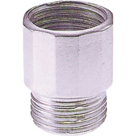 10PZ MANICOTTO M/F PROLUNGATO IN ACCIAIO ZINCATO Figura 529 mis. 1/2x20