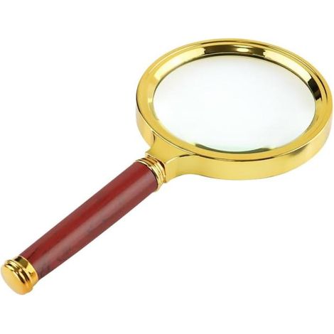 pour Lire Livres et Journaux – Loupe de Lecture 10X Grossissement avec Lentille 80mm Loupe (1/5)