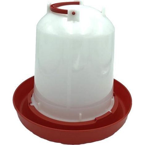 Chicken Waterer, 6 Liters, Plastic Reservoir, For Poultry Farming (1/3)