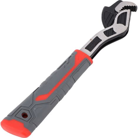 Llave de vaso autoblocante de 8 pulgadas, de gran apertura, ajustable, para tuercas de 9 a 25 mm (3/8 a 1 pulgada) y tuercas irregulares. (1/5)