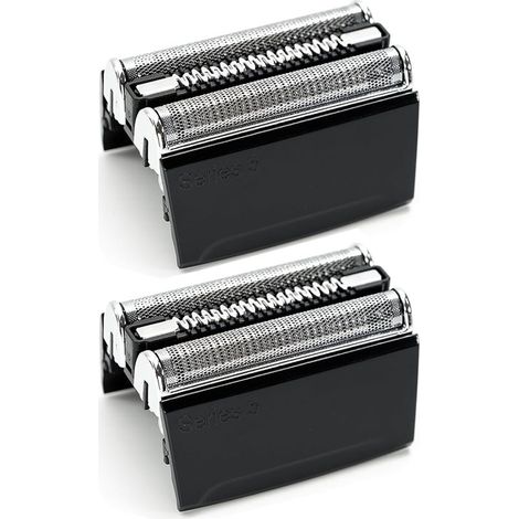 Ersatzscherkopf 52B kompatibel mit Serie 5 – Ersatzscherfolie und Scherkopf 52B (Nass & Trocken) für Braun Elektrorasierer S5, 5020, 5020S, 5030, 5030S, 5035, 5035S, 5040, 5040S, 5050 (2 Stück) (1/5)