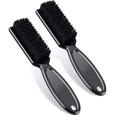 2 brosses de nettoyage, brosse en nylon pour ongles et tondeuse, brosse de coiffure (1/5)