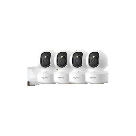 Cámara de seguridad, resolución de 3 MP, seguimiento automático, 4 unidades. (1/2)