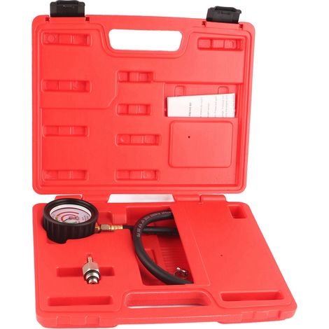 Kit de test de contre-pression pour pot catalytique automobile avec adaptateurs M12 M18 et outils d'échappement, rangement en boîte (1/5)