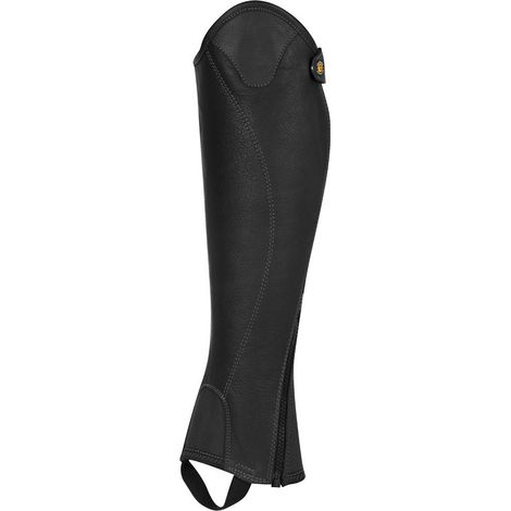 XXL, Nero: Ghette equitazione unisex modello Magellano in morbido cuoio con cerniera laterale