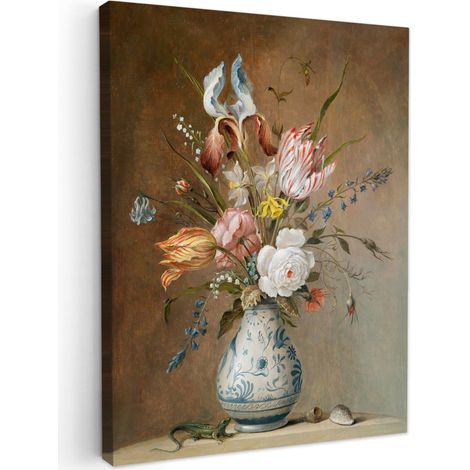 TABLEAU SUR TOILE Maîtres anciens - Fleurs - Balthasar van der Ast Toile Peinture 60x80 cm