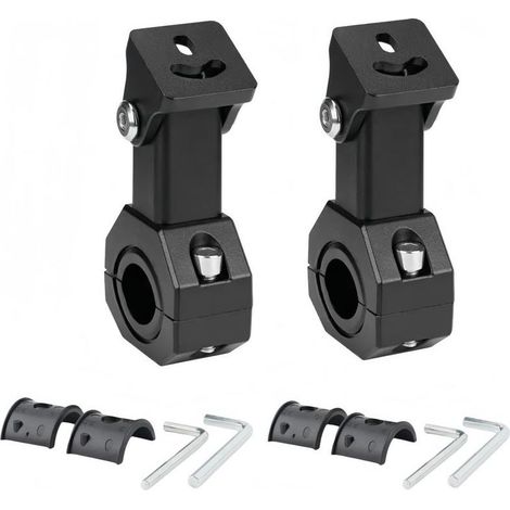 2 pièces Support Phare Moto réglage à 360 degrés, adaptés aux barres de protection de 17 à 33 mm support de lampe supplémentaire moto (1/5)